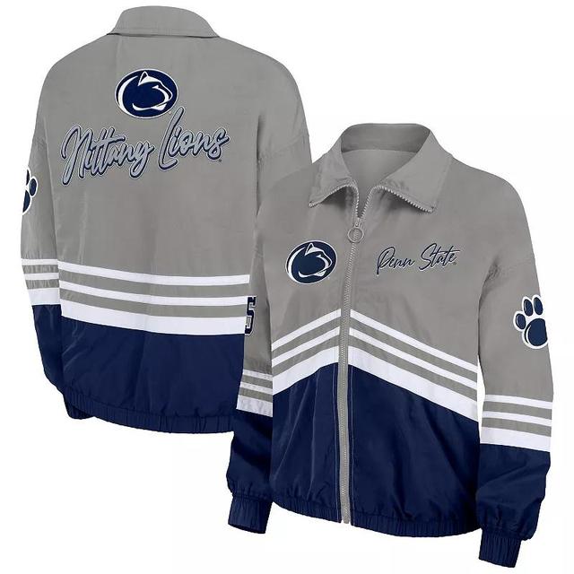 Womens NCAA Penn State Nittany Lions Vintage Full-Zip Windbreaker Product Image