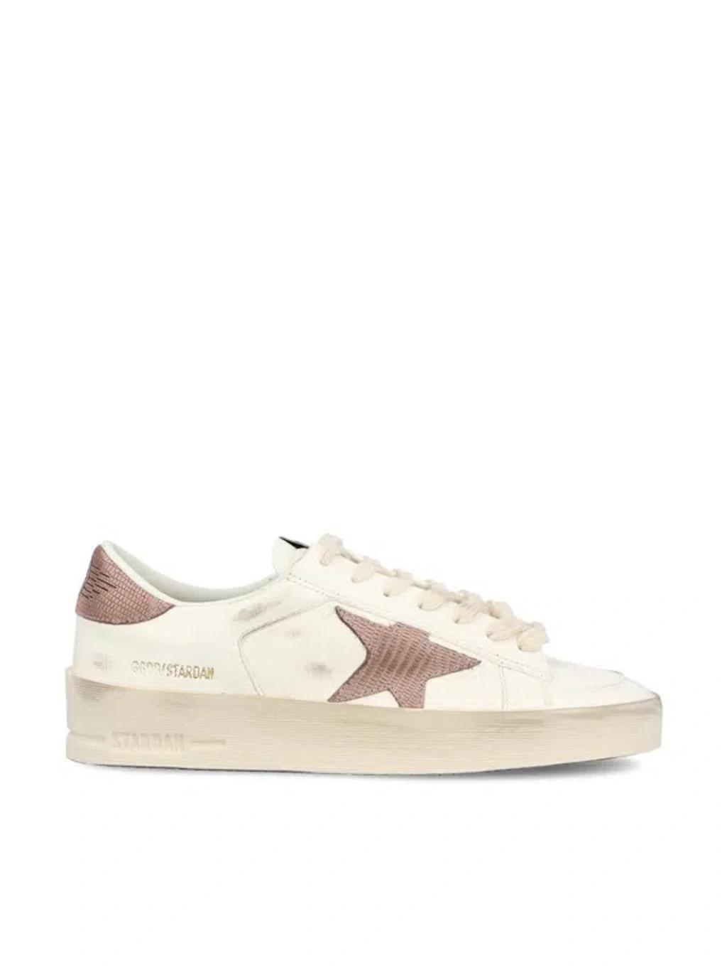 GOLDEN GOOSE Sneakers In Cream Pink Product Image