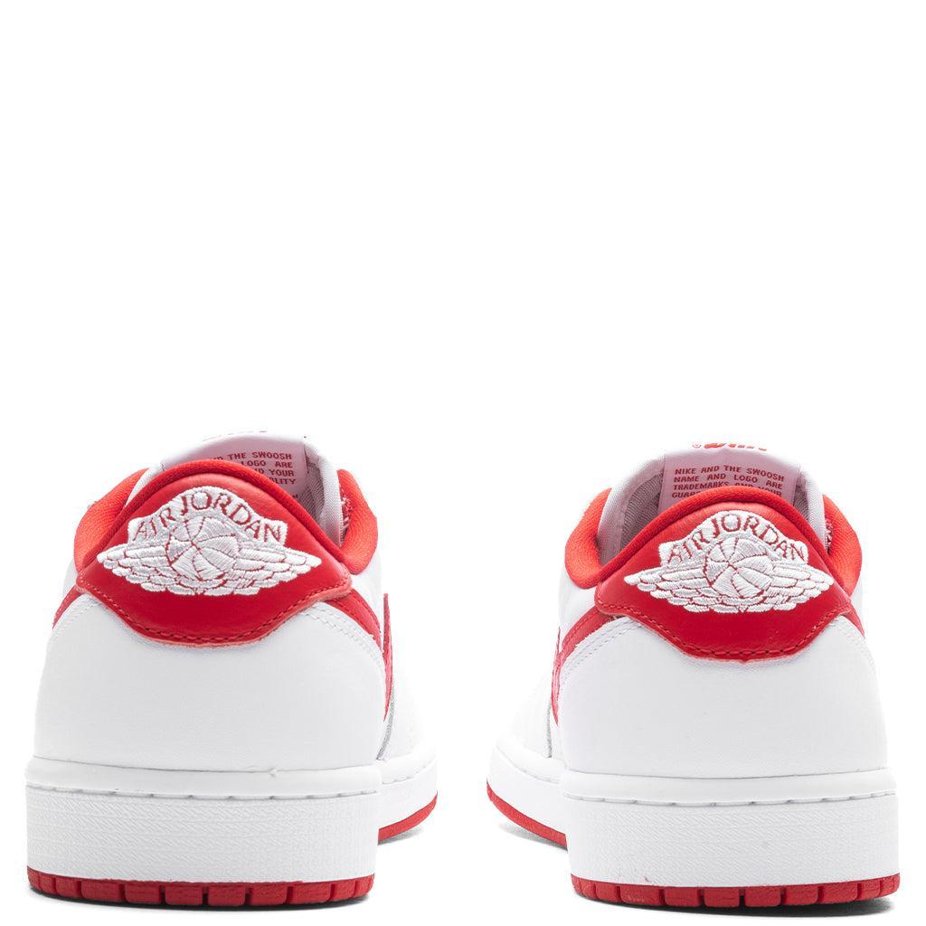 Air Jordan 1 Low OG 'University Red' - White/University Red/White Male Product Image