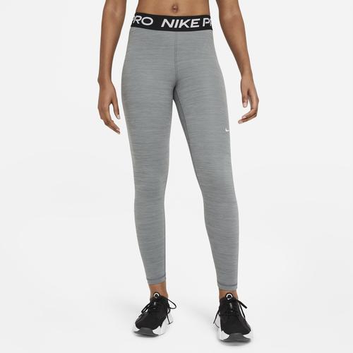 Nike Womens Pro 365 Tights - Black/Smoke Grey Heather/White Product Image