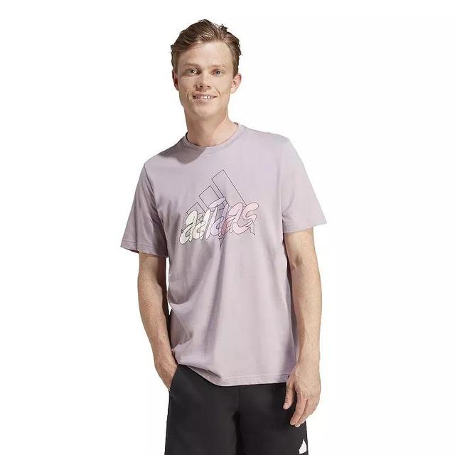 Mens adidas Sportswear Illustrated Badge Graphic Tee Product Image