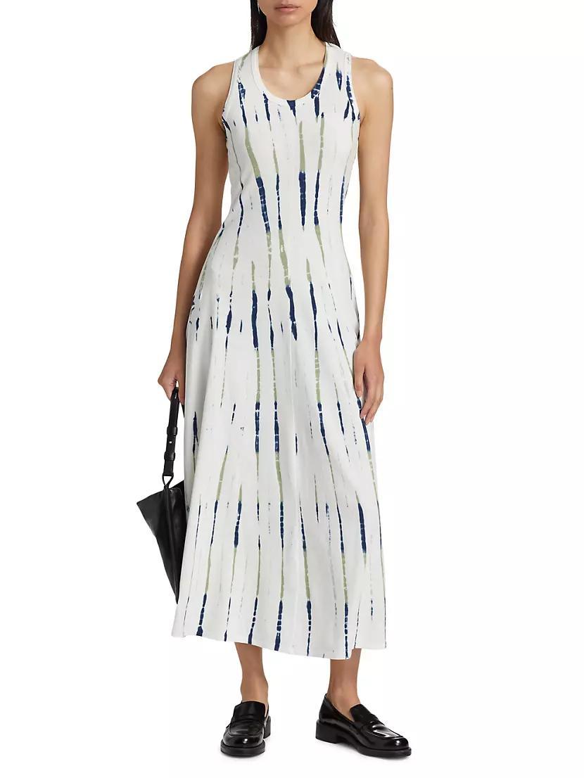 Davi Tie-Dye Striped Maxi Dress Product Image