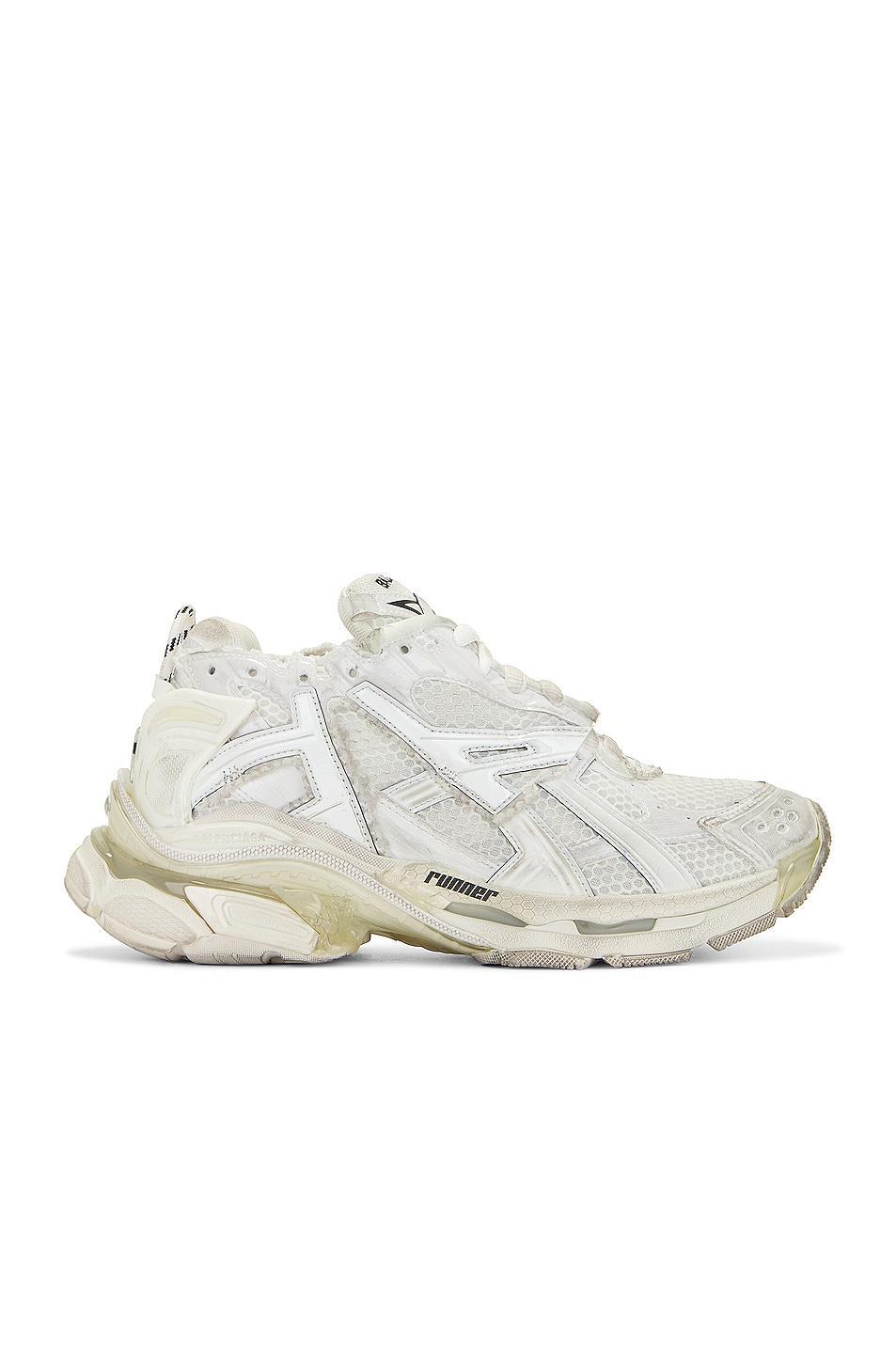 Balenciaga Runner Sneaker in White Product Image