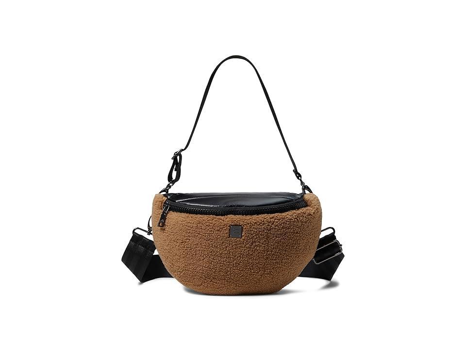 Womens Mood Swing Sherpa Adjustable Crossbody Bag Product Image