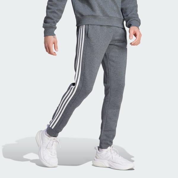 Essentials Fleece 3-Stripes Tapered Cuff Pants Product Image