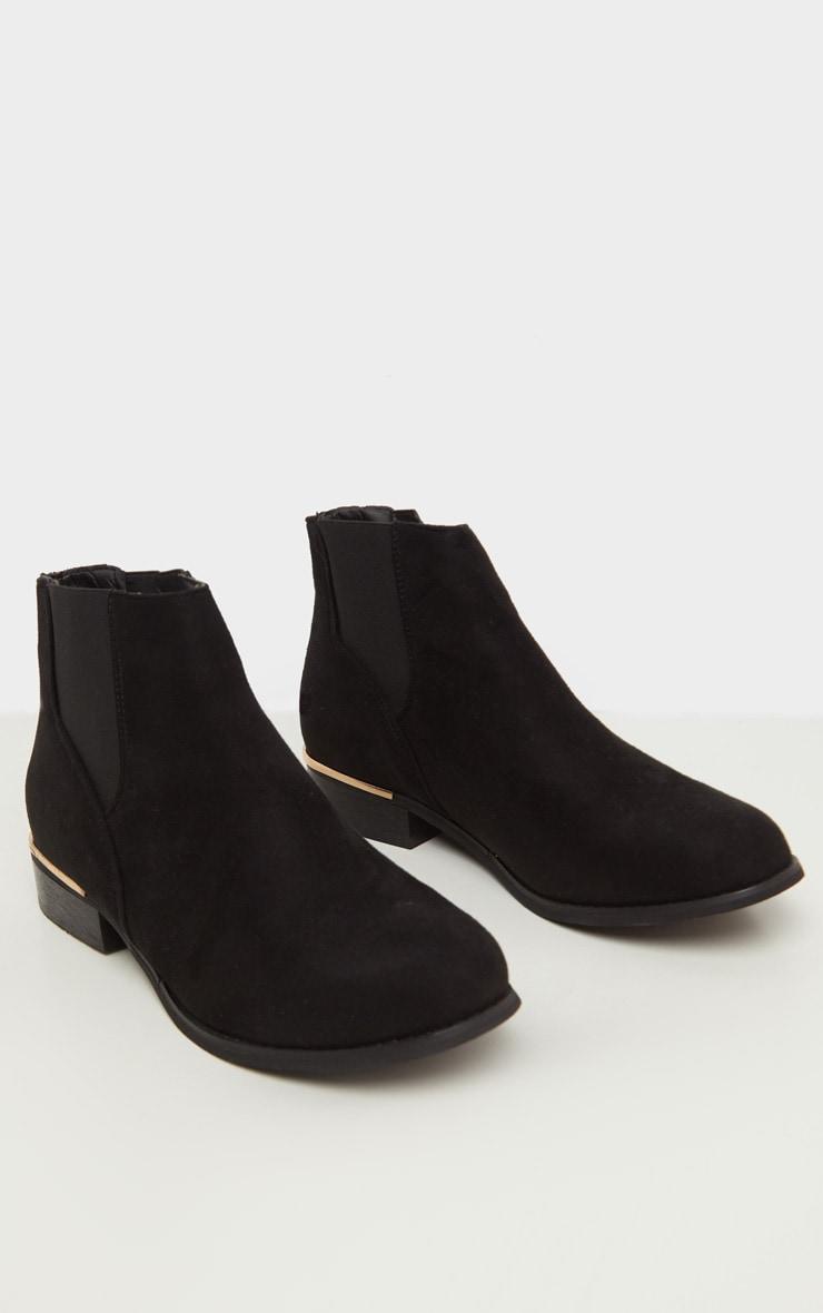 Black Wide Fit Chelsea Boot Product Image