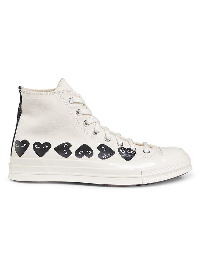 Mens CdG PLAY x Converse Chuck Taylor All Star Multi-Heart High-Top Sneakers Product Image