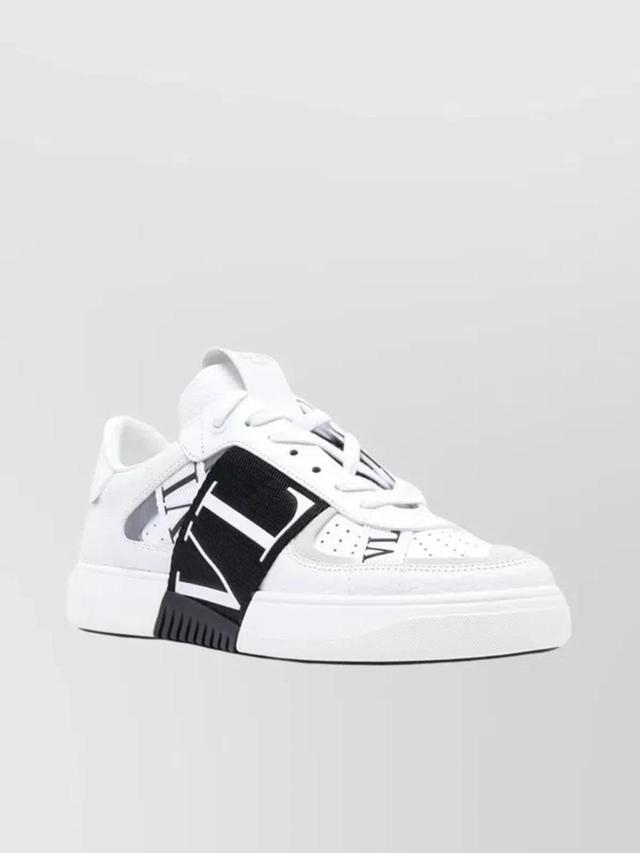 VALENTINO GARAVANI Leather Sneakers Rubber Sole In White Product Image