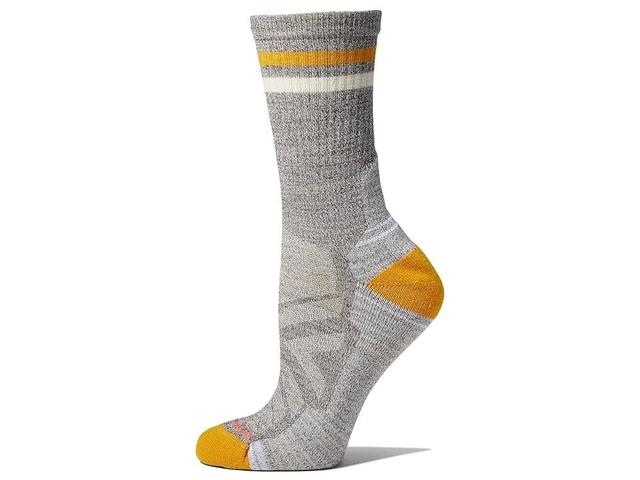 Smartwool Hike Light Cushion Tube Stripe Crew (Taupe/Natural Marl) Women's Crew Cut Socks Shoes Product Image