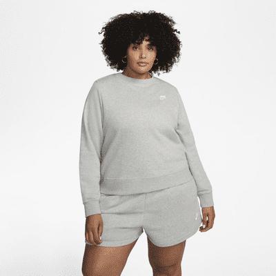 Nike Sportswear Club Fleece Women's Crew-Neck Sweatshirt (Plus Size) Product Image