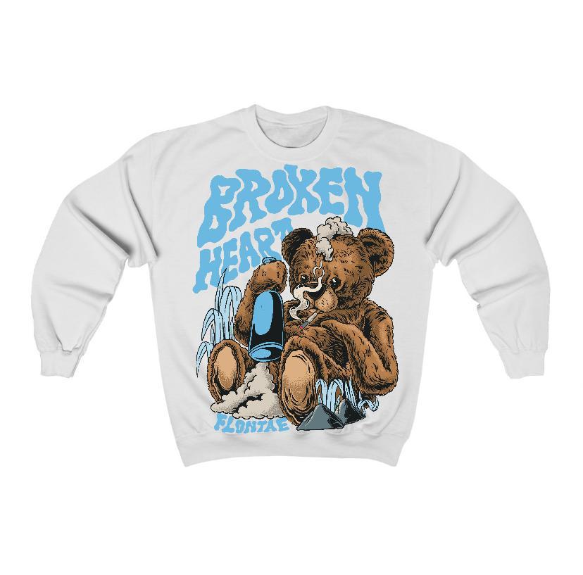 Legend Blue 11s Flontae Sweatshirt Broken Heart Graphic Product Image