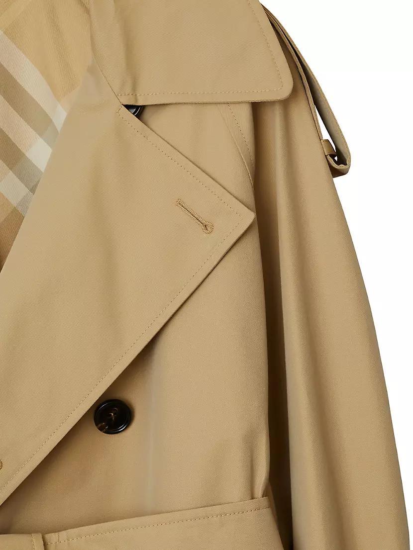 Cotton Gabardine Double-Breasted Trench Coat Product Image