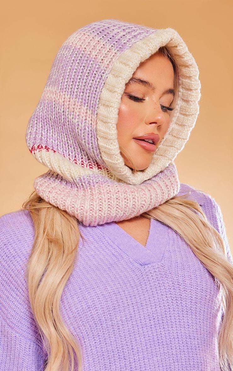 Multi Stripe Chunky Knit Snood product image