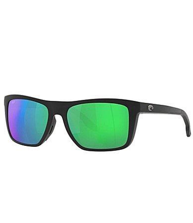 Costa Del Mar Mainsail 55mm Mirrored Polarized Rectangular Sunglasses Product Image