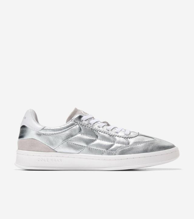 Cole Haan Womens GrandPr Breakaway Sneaker - Silver Size 7.5 Product Image