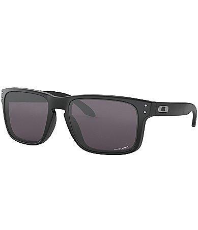 Oakley Mens OO9102 Holbrook 57mm Polarized Square Sunglasses - Matte Black/Prizm Sapphire Iridium Product Image