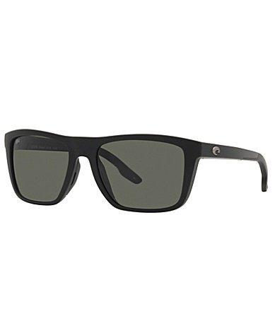 Costa Del Mar Mainsail 55mm Mirrored Polarized Rectangular Sunglasses Product Image