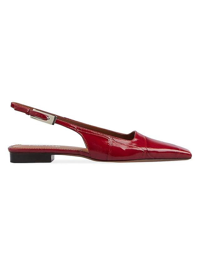 Womens Bettina Leather Slingbacks Product Image