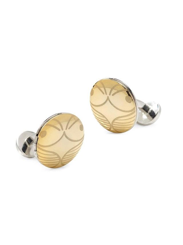 Mens Harry Potter Golden Snitch Locket Cufflinks Product Image