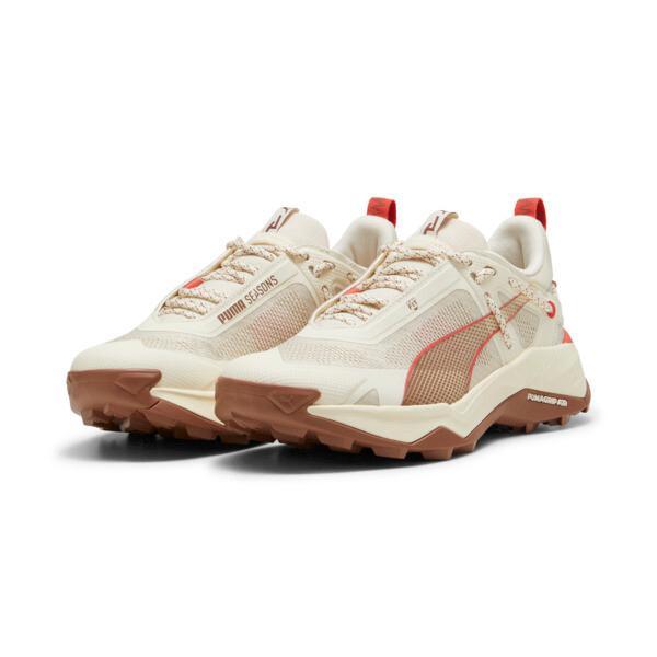 PUMA SEASONS Explore NITROâ¢ Women's Hiking Shoes in Sugared Almond/Brown Mushroom/Active Red Product Image