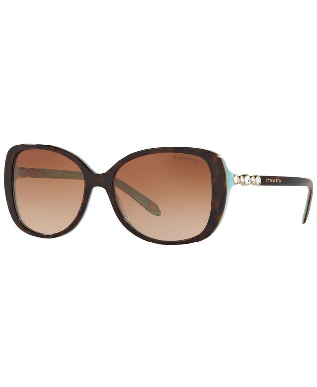 Womens 55MM Rectangular Sunglasses Product Image