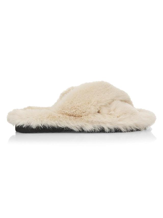 Womens Biba Faux Fur Slippers Product Image