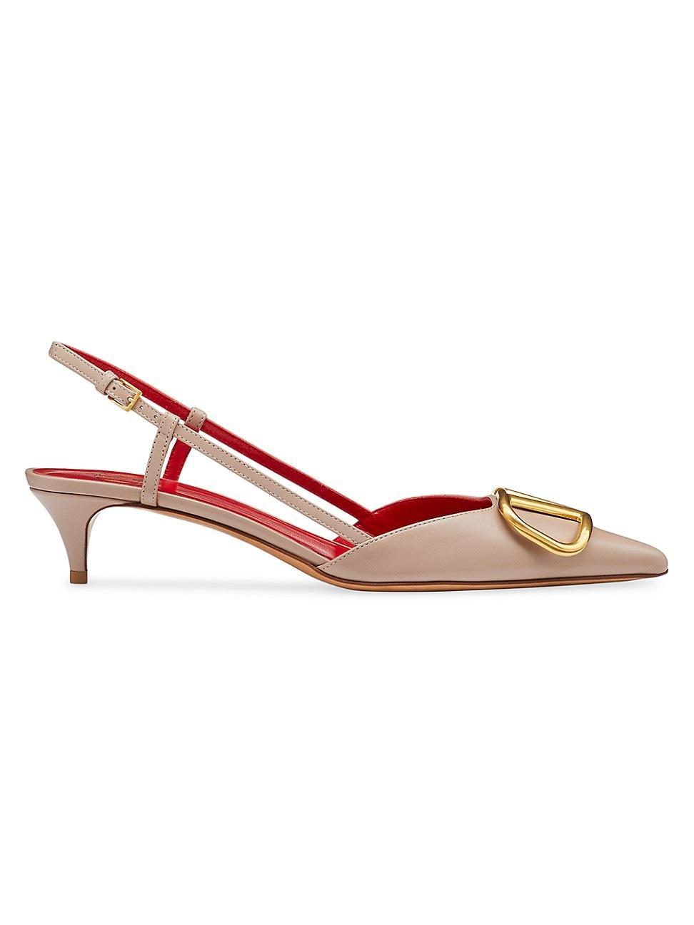 VLogo Signature Calfskin Slingback Pumps 40MM Product Image