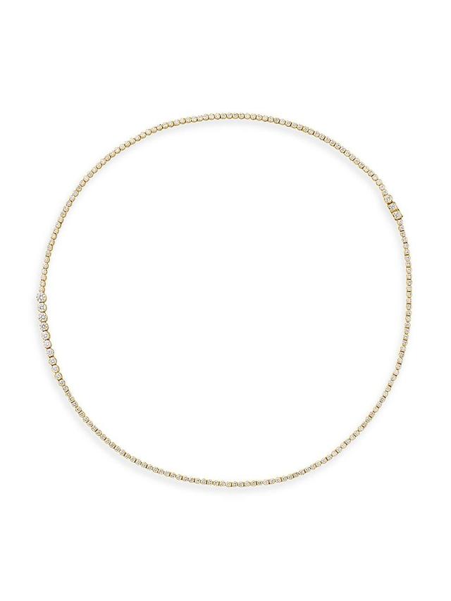 Womens Endless Colonnade Chambre 18K Yellow Gold & 0.43 TCW Diamond Tennis Necklace Product Image