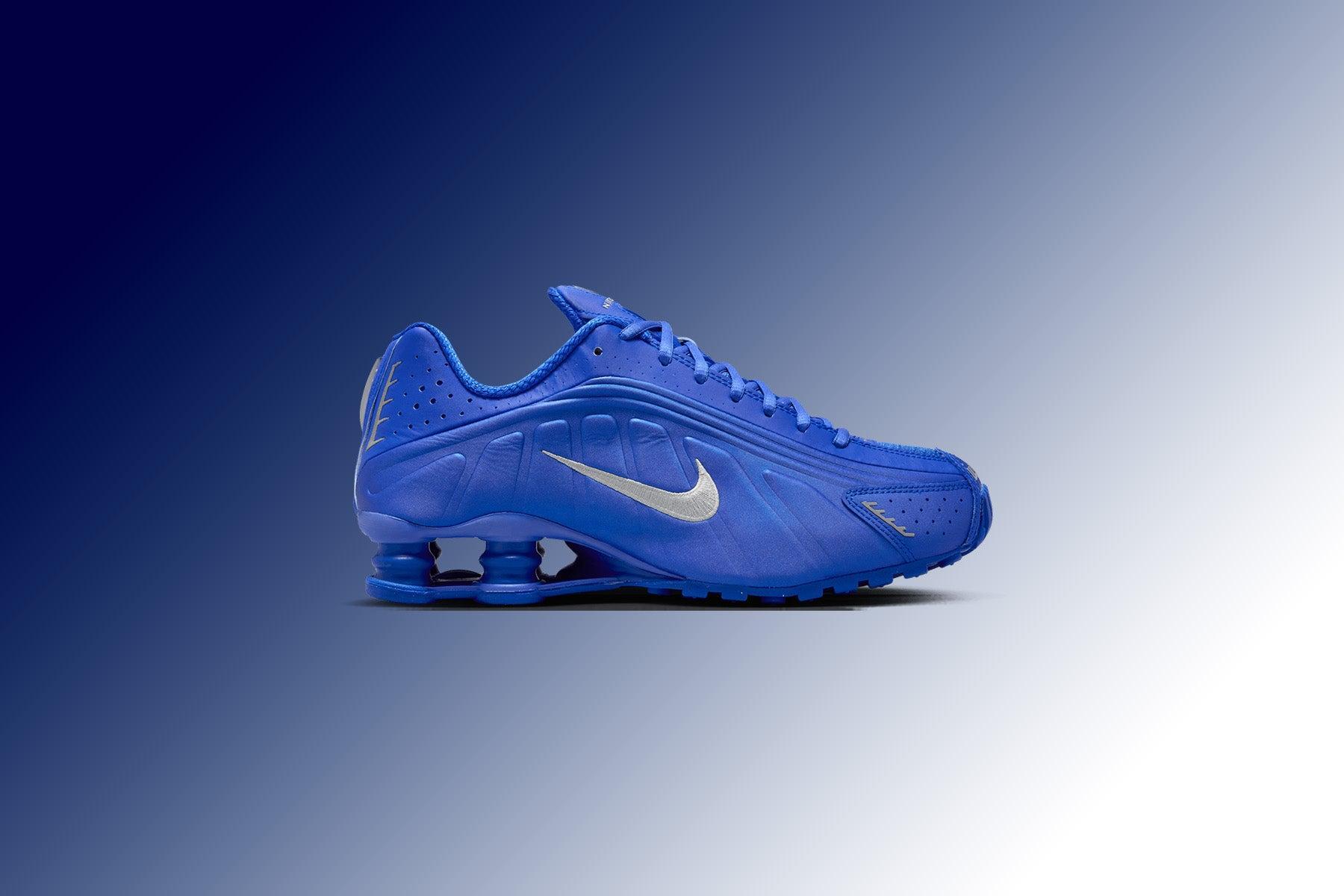 Women's Shox R4 - Racer Blue/Metallic Silver Female Product Image