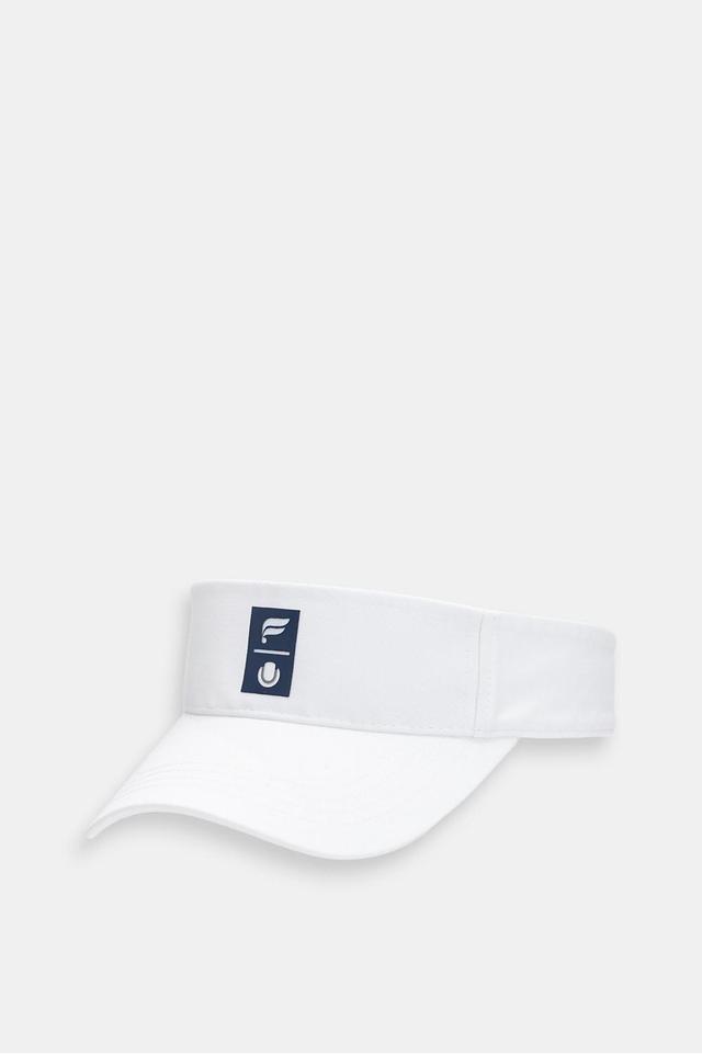 Fabletics Men The Universal Tennis Visor male Ut Classic White Size Osfm Product Image