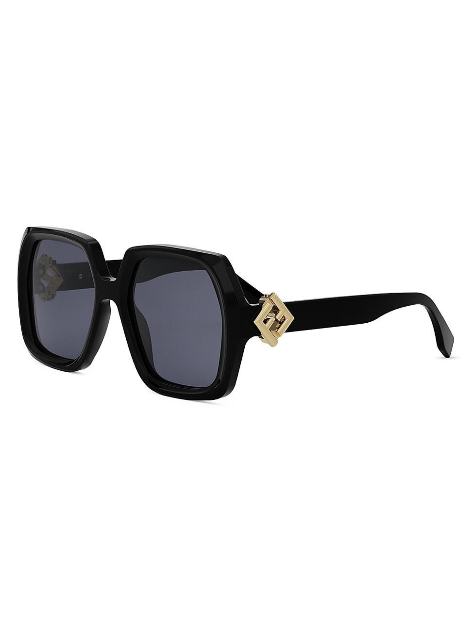 FENDI Womens FF Diamonds 53mm Square Sunglasses Product Image