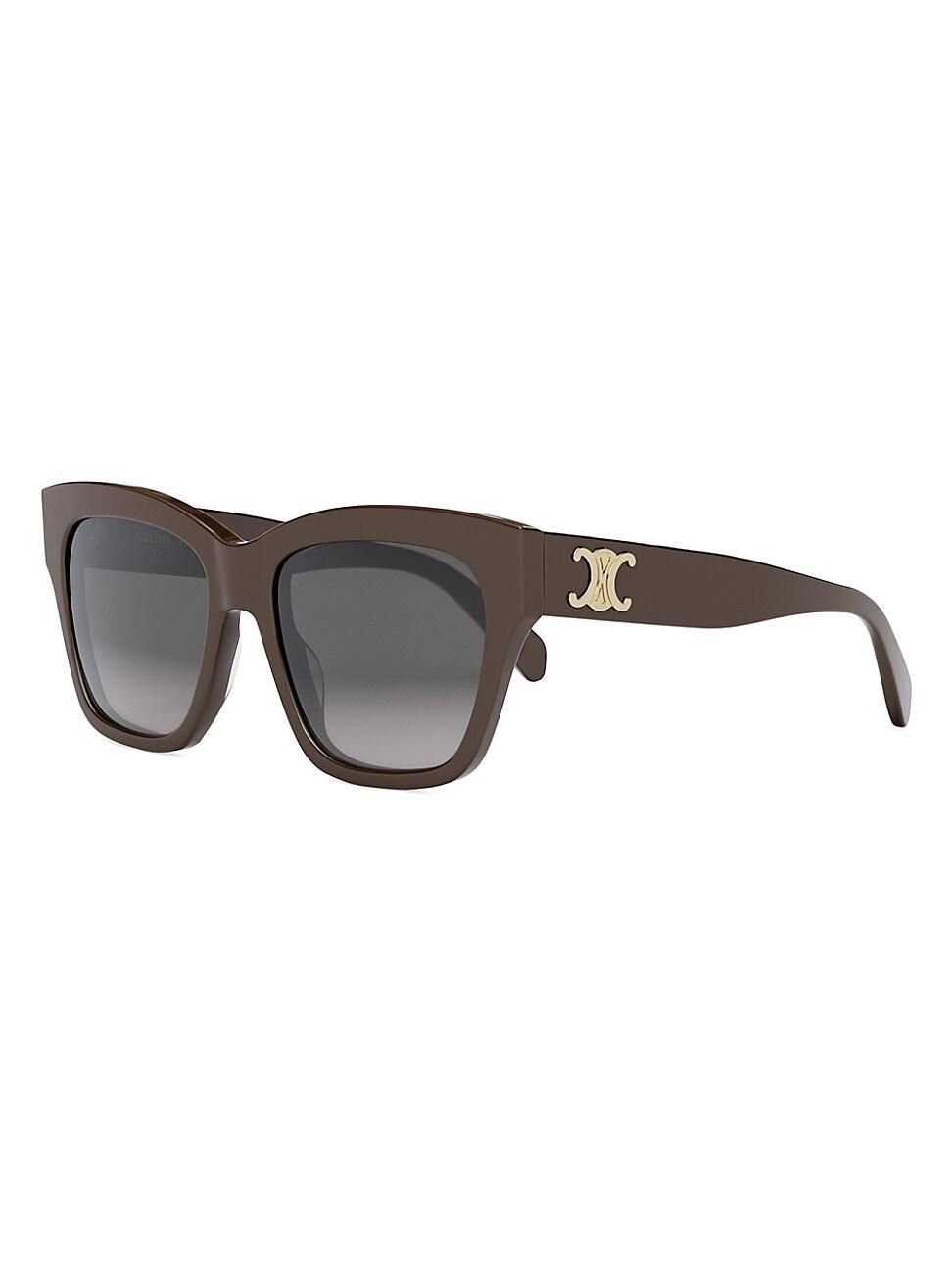 CELINE Triomphe 55mm Round Sunglasses Product Image