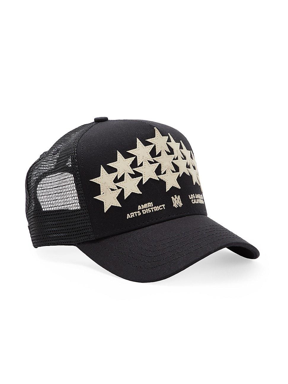 Mens Stars Cotton Trucker Hat Product Image