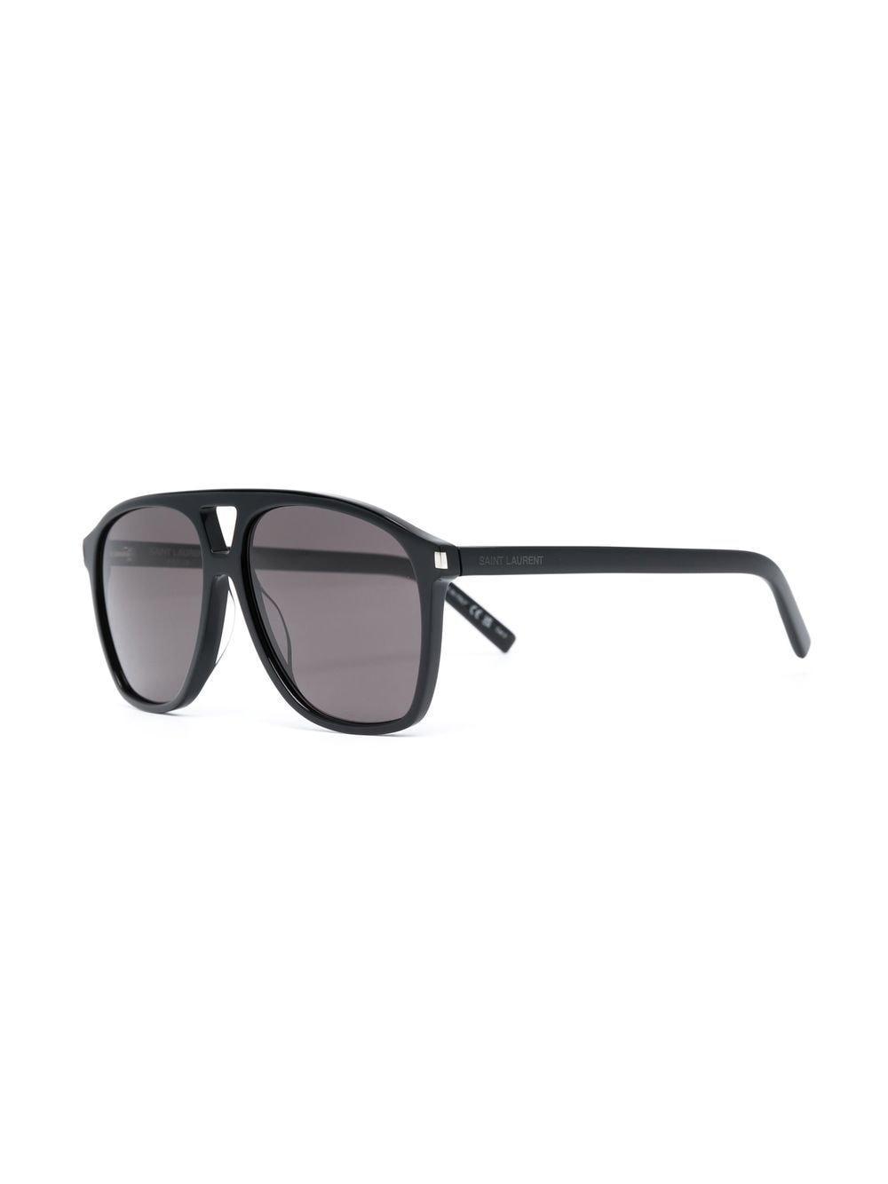 Aviator-style Sunglasses In Black Product Image