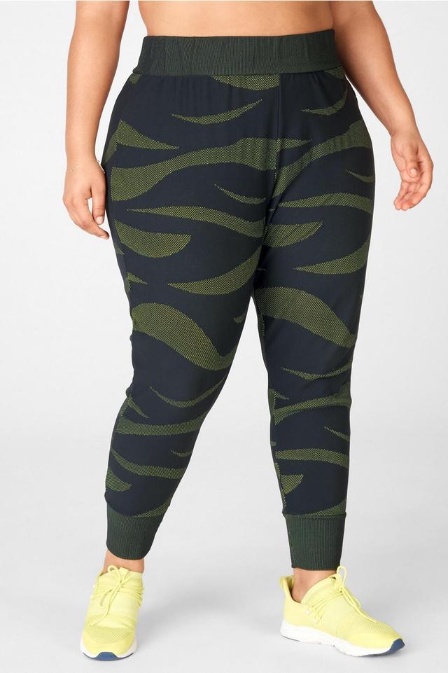 Fabletics Joelle Jacquard Jogger Womens black Size XS Product Image