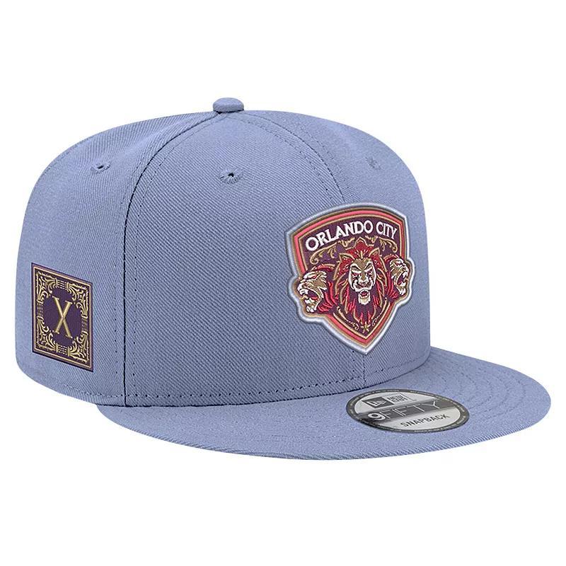 Mens New Era Purple Orlando City SC Jersey Hook 9FIFTY Snapback Hat Product Image