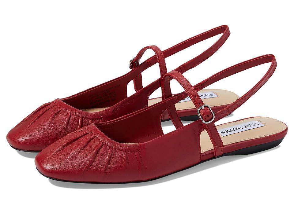 Steve Madden Garson Leather) Women's Flat Shoes Product Image