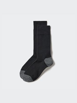 Mens Color Block Socks Black US8-US11 UNIQLO US Product Image