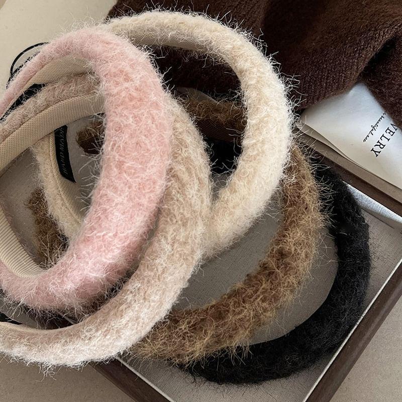 Plain Furry Headband Product Image