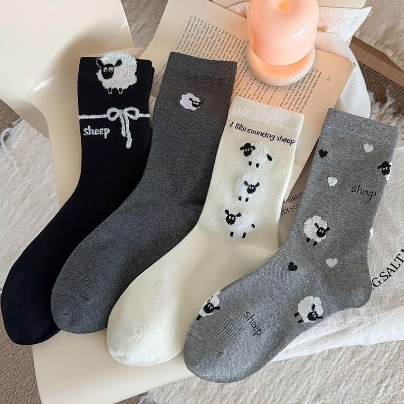 Sheep Pattern Socks / Set Product Image