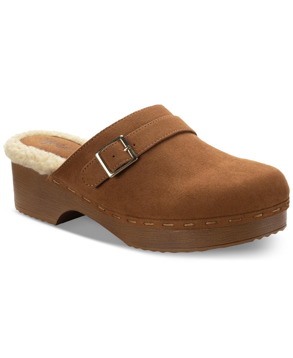 Style & Co Womens Dakotaa Slip-On Buckled Cozy Clogs, Created for Macys Product Image