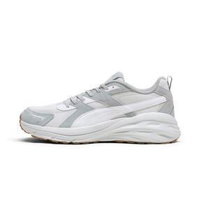 PUMA Hypnotic LS Men's Sneakers in Feather Grey/White/Cool Mid Grey Product Image