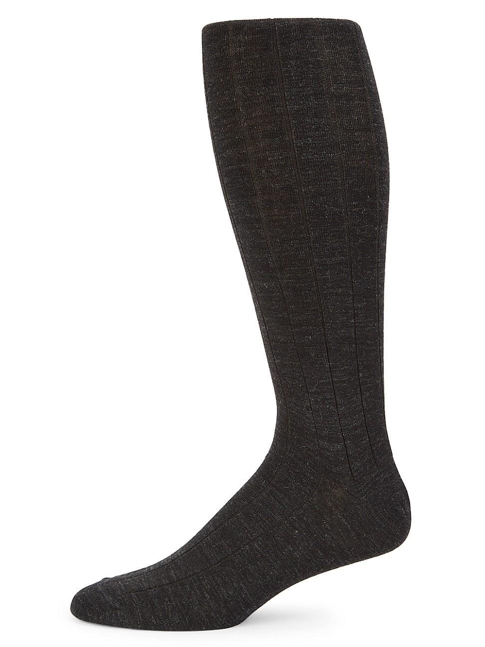 Mens COLLECTION Wide Rib-Knit Crew Socks Product Image