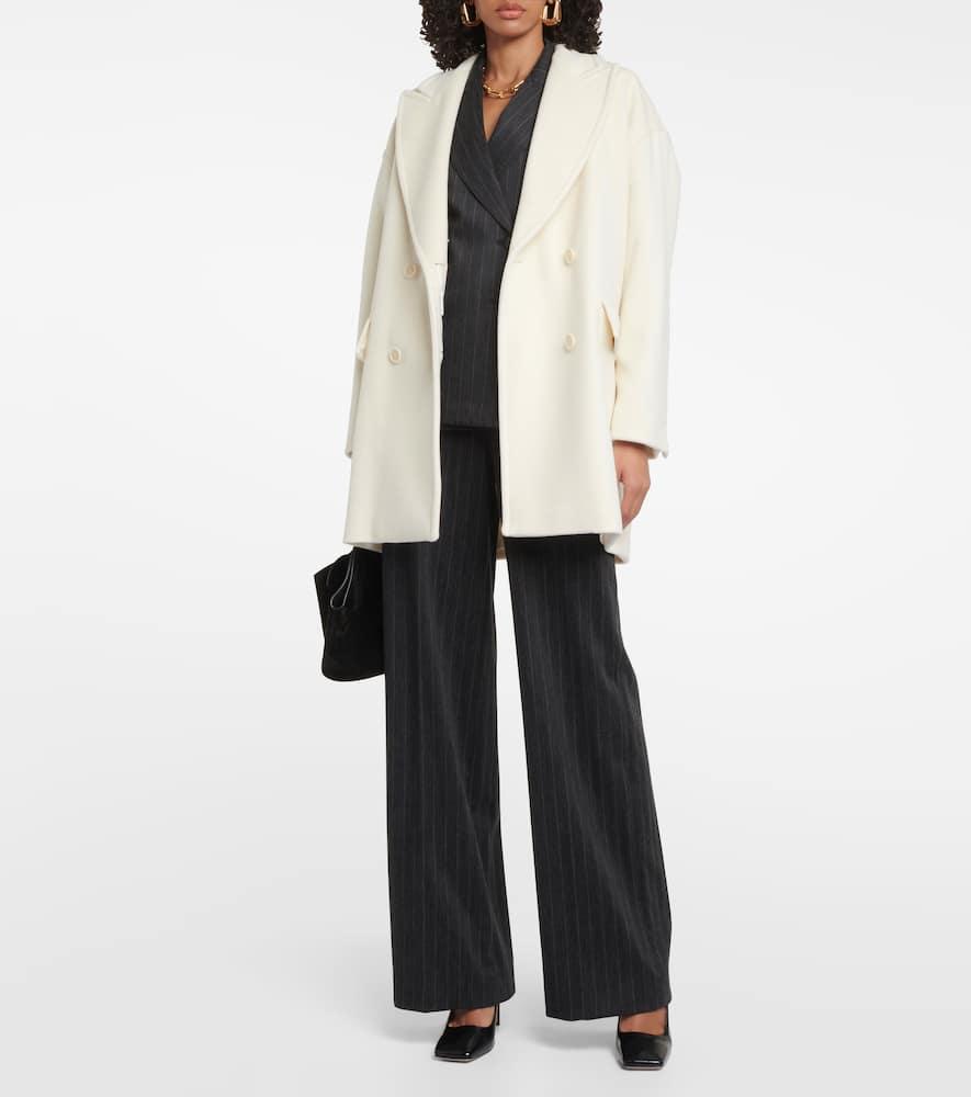 MAX MARA Meana Wool And Cashmere Coat In White Product Image