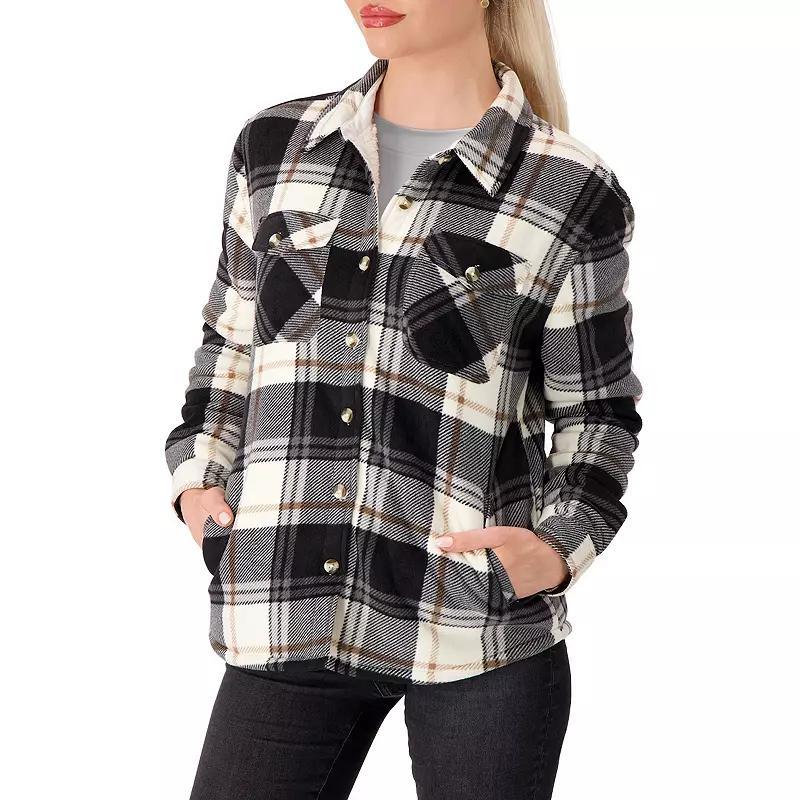 Womens Heat Holders Heatweaver Lined Fleece Shacket Product Image