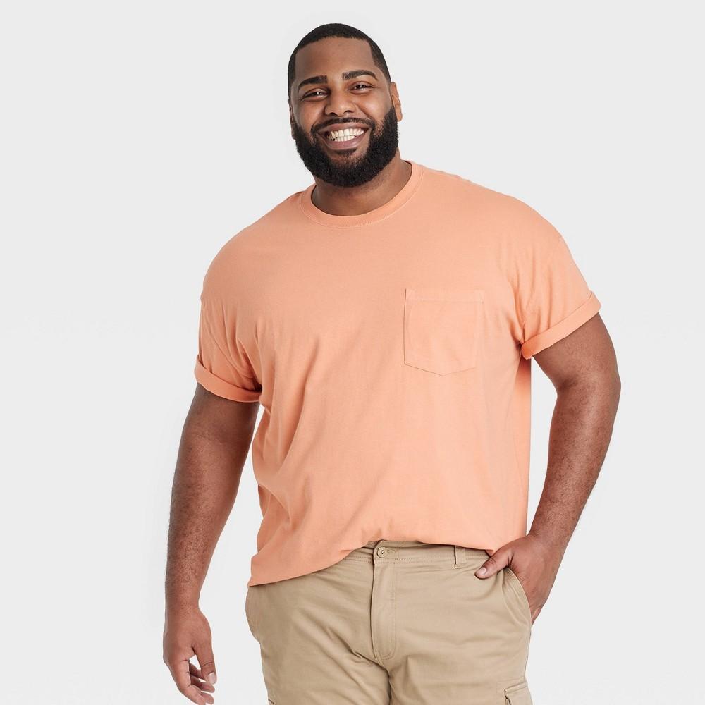 Mens Big & Tall Short Sleeve Crewneck T-Shirt - Goodfellow & Co Terracotta Orange XXLT Product Image