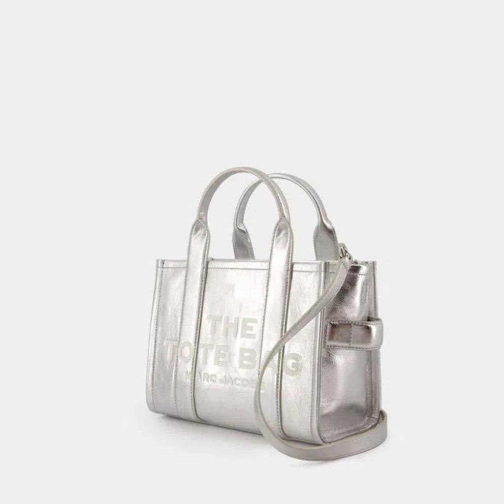 Womens Metallic Silver The Small Tote Product Image