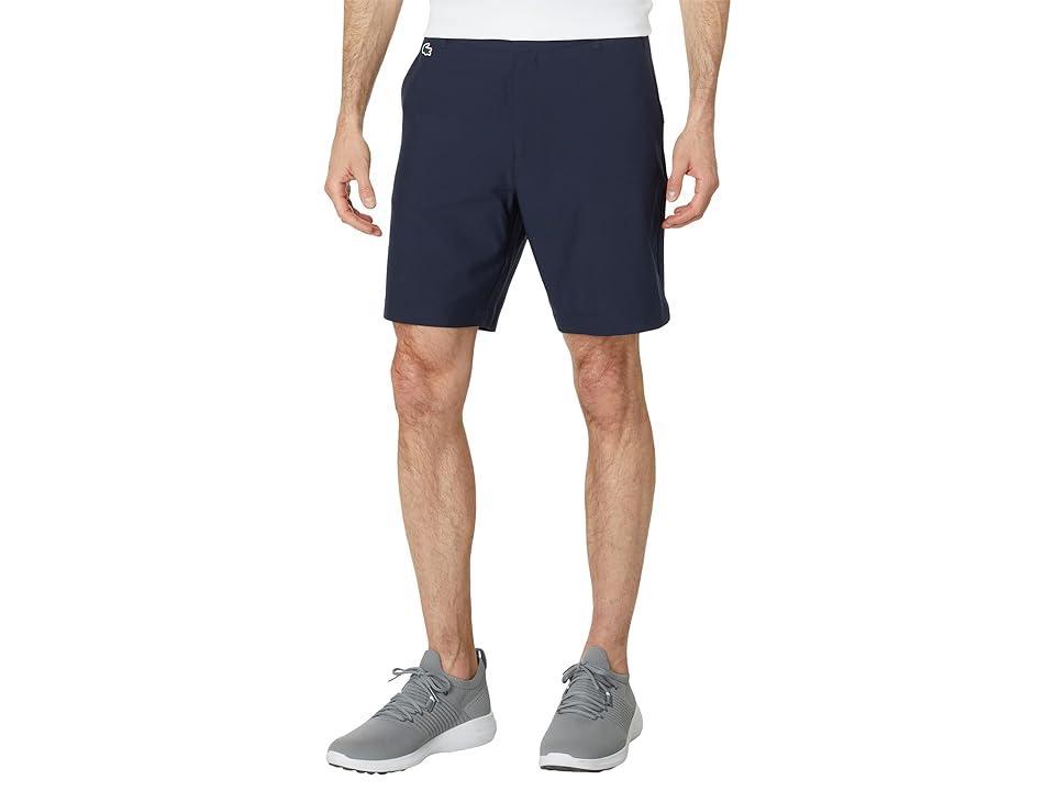 Lacoste Regular Fit Golf Bermuda Short Blue) Men's Shorts Product Image