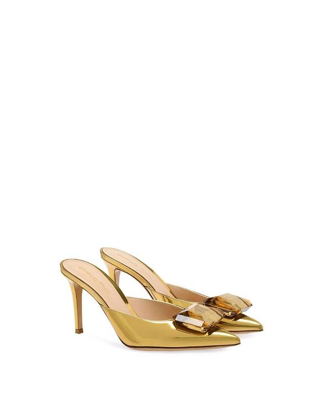 Gianvito Rossi Womens Jaipur 85 Pointed Toe Mules Product Image