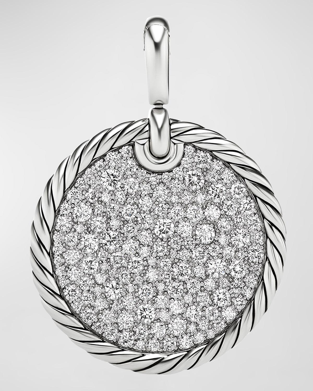 Womens DY Elements Disc Pendant With Pav Diamonds Product Image